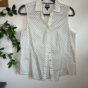 Talbots 10P - Women's Sleeveless White Top